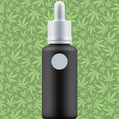 A070 - Isolate Oil 10ml CBD Only (250mg) SILVER DOT